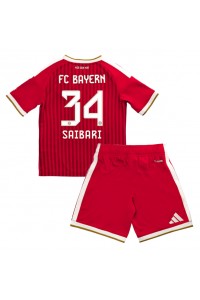 Bayern Munich Ismael Saibari #34 Babyklær Hjemme Fotballdrakt til barn 2026-27 Korte ermer (+ Korte bukser)